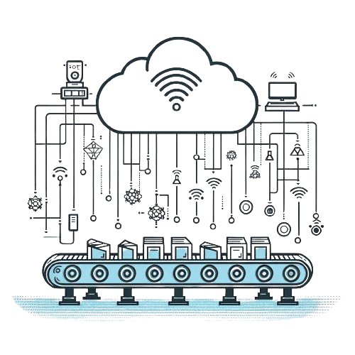 Automation drive system with gears and digital interface, symbolizing advanced manufacturing technology and industrial automation processes