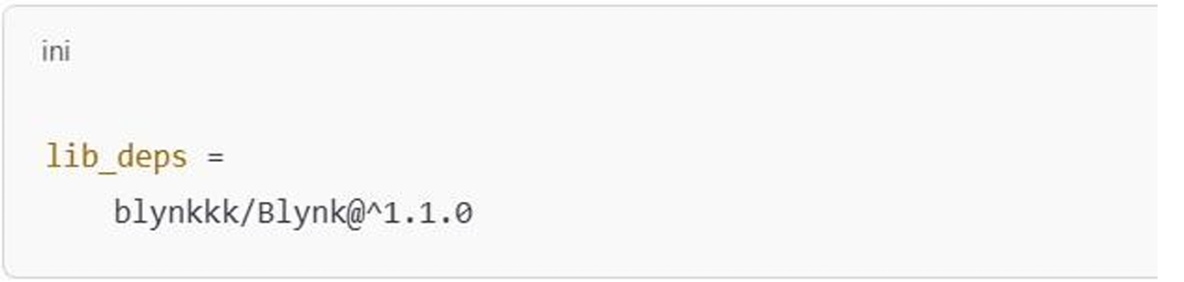 Blynk Library Installation